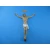 Korpus Pana Jezusa na krzyż z żywicy + napis 32 cm